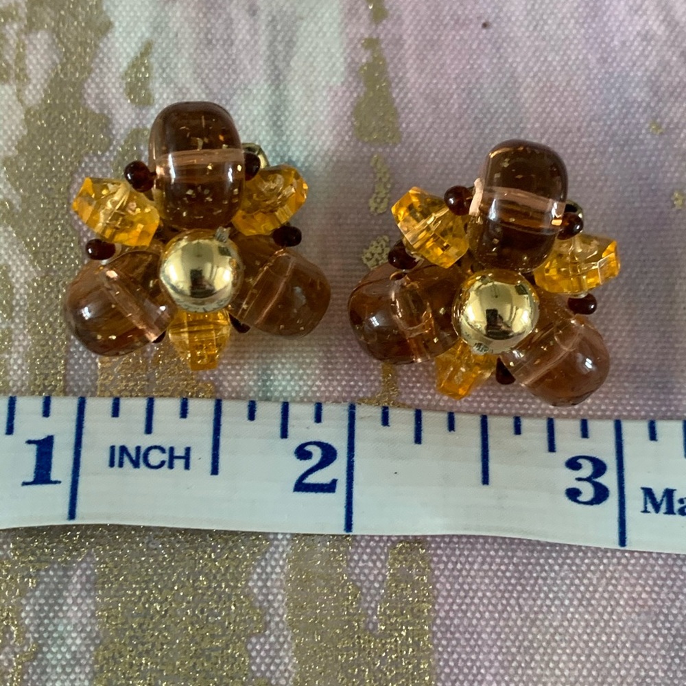 Vintage Clip Earrings West Germany